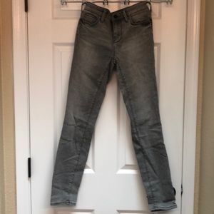 Womens grey Pilcro mid-rise skinny size 26